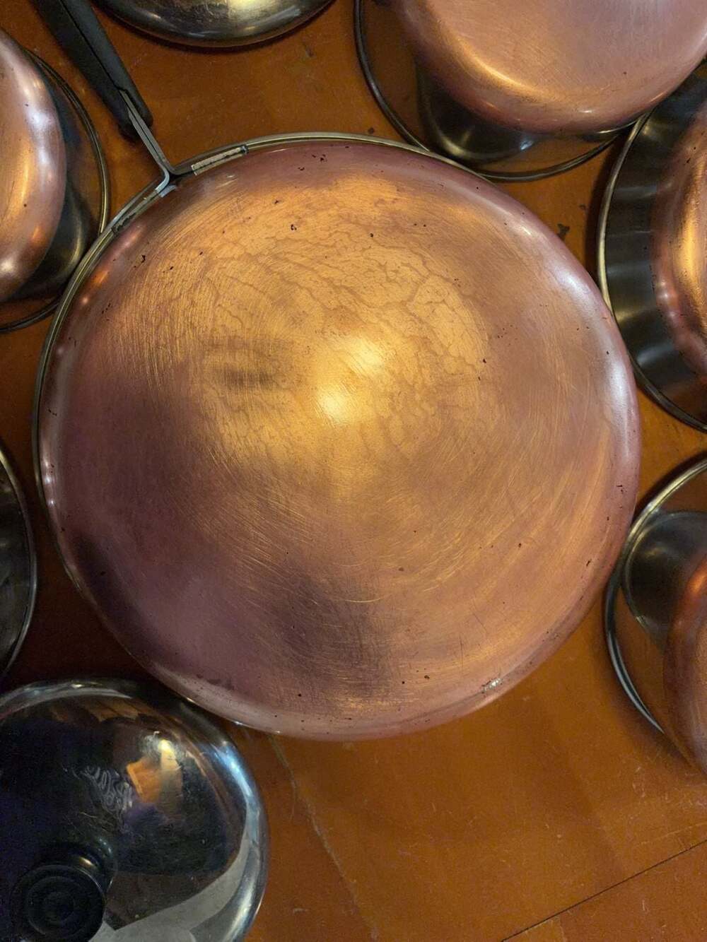 Vintage Revere Ware Copper Clad Stainless Steel Cookware 10pc set - Picture 4 of 10